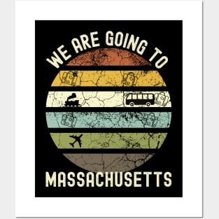 We Are Going To Massachusetts, Family Trip To Massachusetts, Road Trip to Massachusetts, Holiday Trip to Massachusetts, Family Reunion in Posters and Art